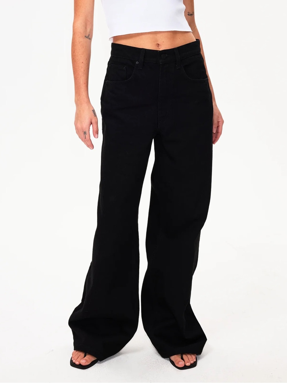 Khy Classic Low Rise Denim Black 25